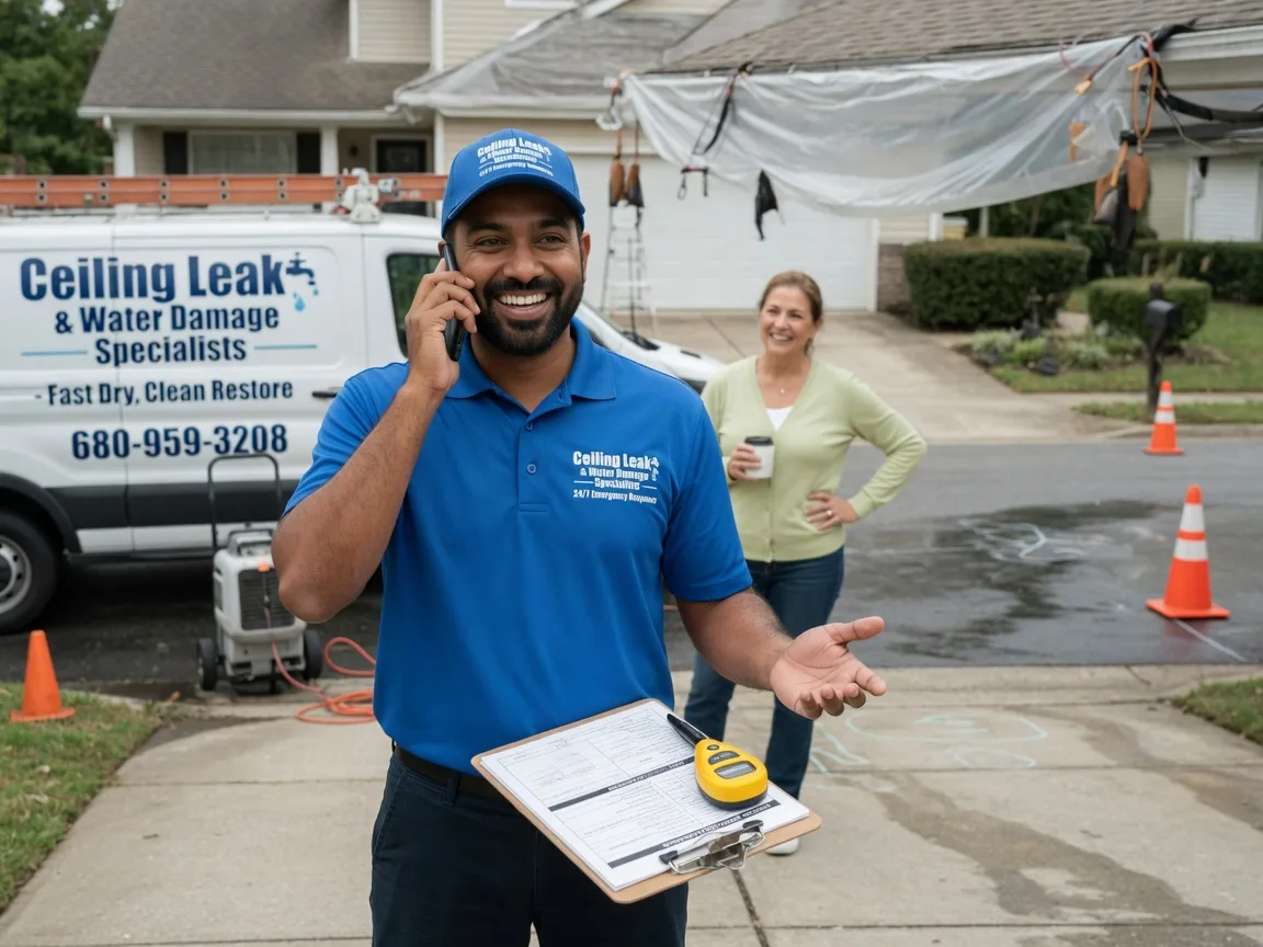 Ceiling Leak Cleanup Hamptonville, NC FAQs